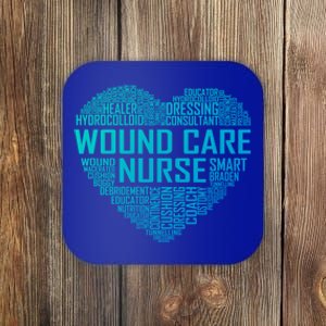 Wound Care Nurse Heart Nursing Appreciation Gift Coaster