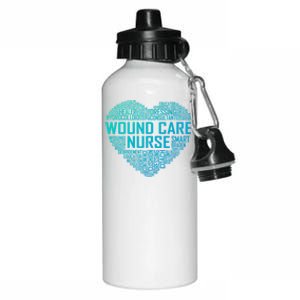 Wound Care Nurse Heart Nursing Appreciation Gift Aluminum Water Bottle