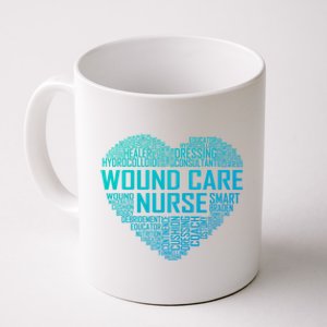 Wound Care Nurse Heart Nursing Appreciation Gift Coffee Mug