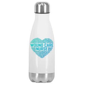 Wound Care Nurse Heart Nursing Appreciation Gift Stainless Steel Insulated Water Bottle