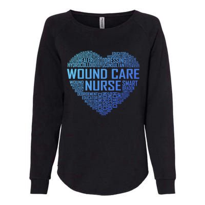 Wound Care Nurse Heart Nursing Appreciation Gift Womens California Wash Sweatshirt