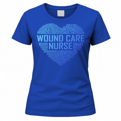 Wound Care Nurse Heart Nursing Appreciation Gift Women's T-Shirt