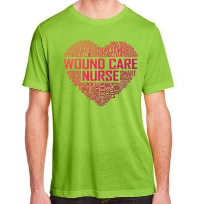 Wound Care Nurse Heart Nursing Appreciation Gift Adult ChromaSoft Performance T-Shirt