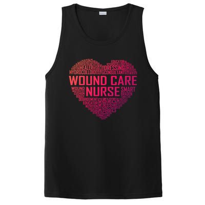 Wound Care Nurse Heart Nursing Appreciation Gift PosiCharge Competitor Tank