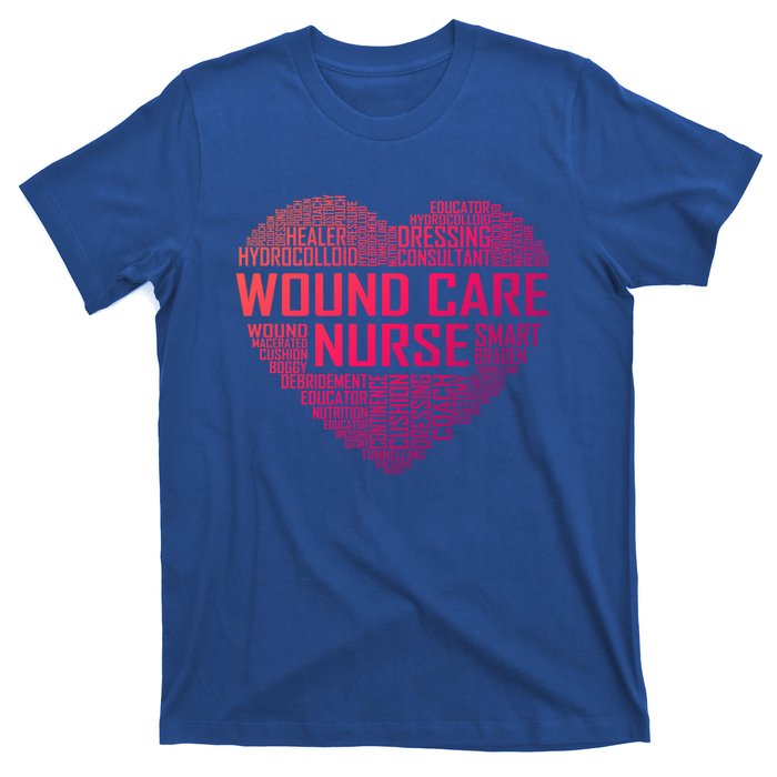 Wound Care Nurse Heart Nursing Appreciation Gift T-Shirt