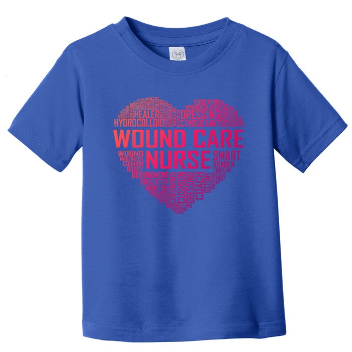 Wound Care Nurse Heart Nursing Appreciation Gift Toddler T-Shirt