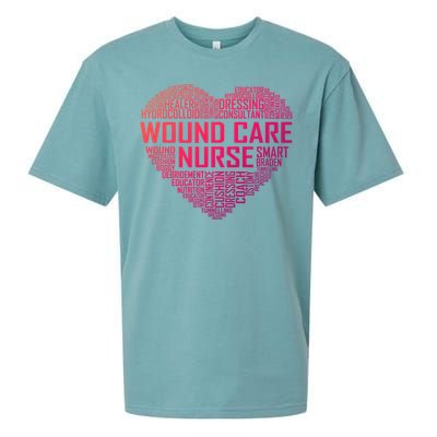 Wound Care Nurse Heart Nursing Appreciation Gift Sueded Cloud Jersey T-Shirt