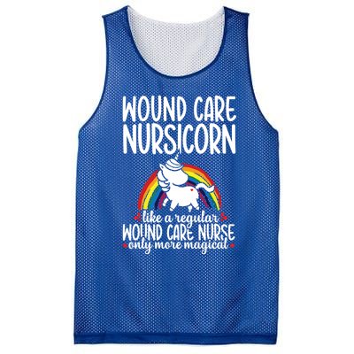 Wound Care Nurse Unicorn Rn Nursing Funny Nursicorn Meaningful Gift Mesh Reversible Basketball Jersey Tank