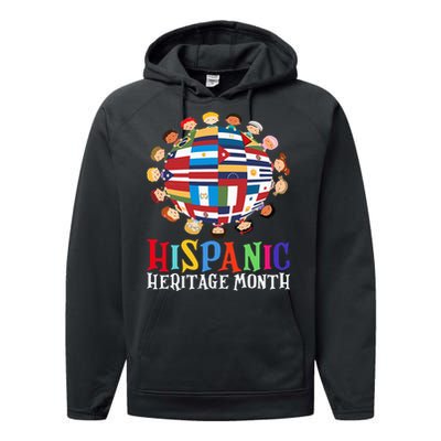 World Children National Hispanic Heritage Month Latino Performance Fleece Hoodie