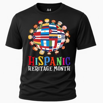 World Children National Hispanic Heritage Month Latino Cooling Performance Crew T-Shirt