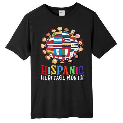 World Children National Hispanic Heritage Month Latino Tall Fusion ChromaSoft Performance T-Shirt