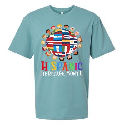 World Children National Hispanic Heritage Month Latino Sueded Cloud Jersey T-Shirt