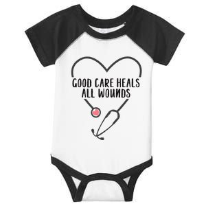 Wound Care Nurse Good Care Heals All Wounds Infant Baby Jersey Bodysuit