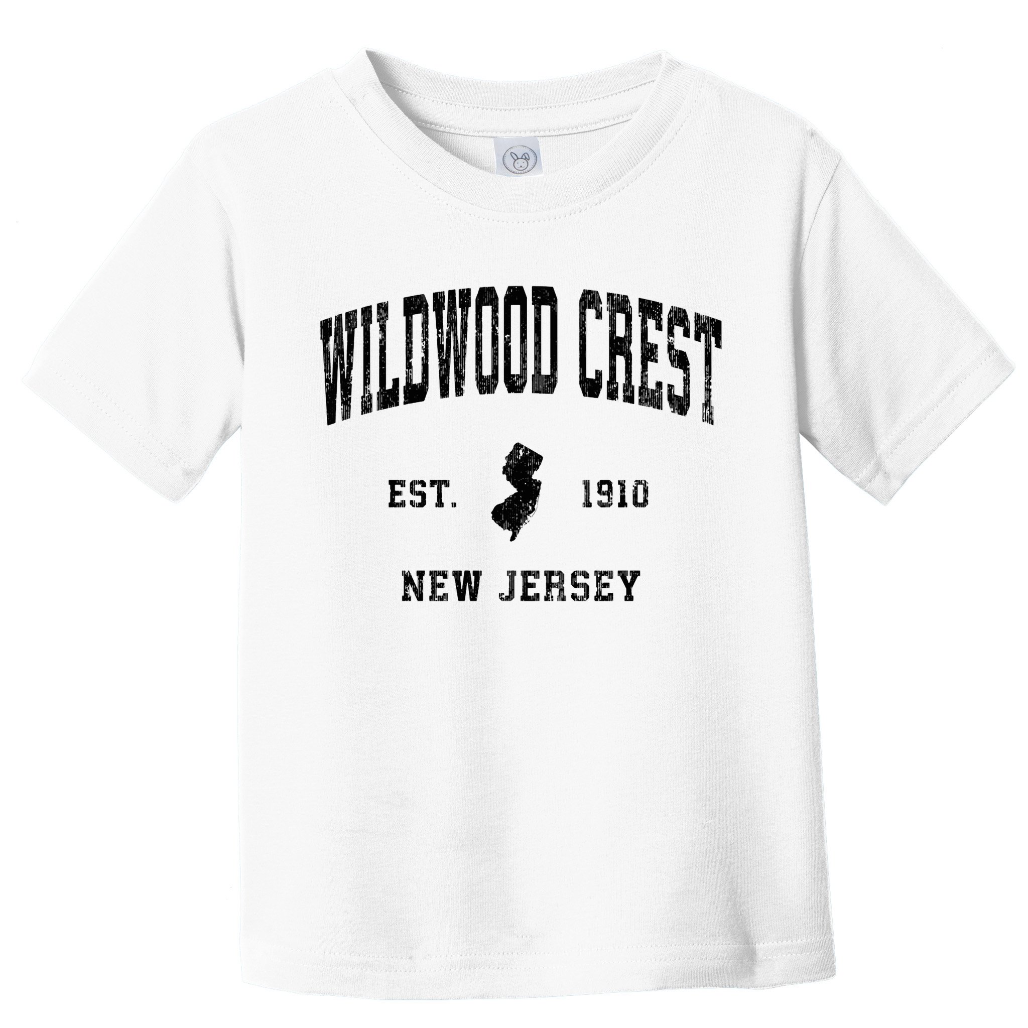 Wildwood Crest New Jersey Nj Vintage Athletic Sports Design Sweatshirt Toddler T-Shirt