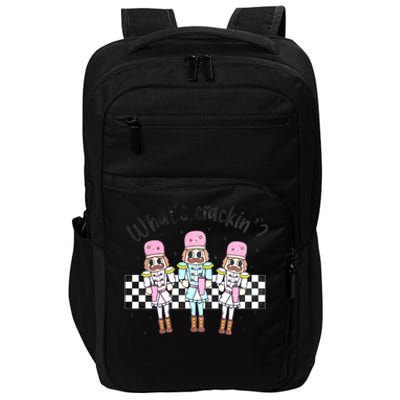 What’S Crackin Nutcracker Stanley Boojee Bougie Christmas Retro Impact Tech Backpack