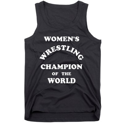 Wrestling Champion Of The World Tank Top