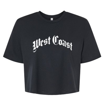 West Coast Old School Bella+Canvas Jersey Crop Tee