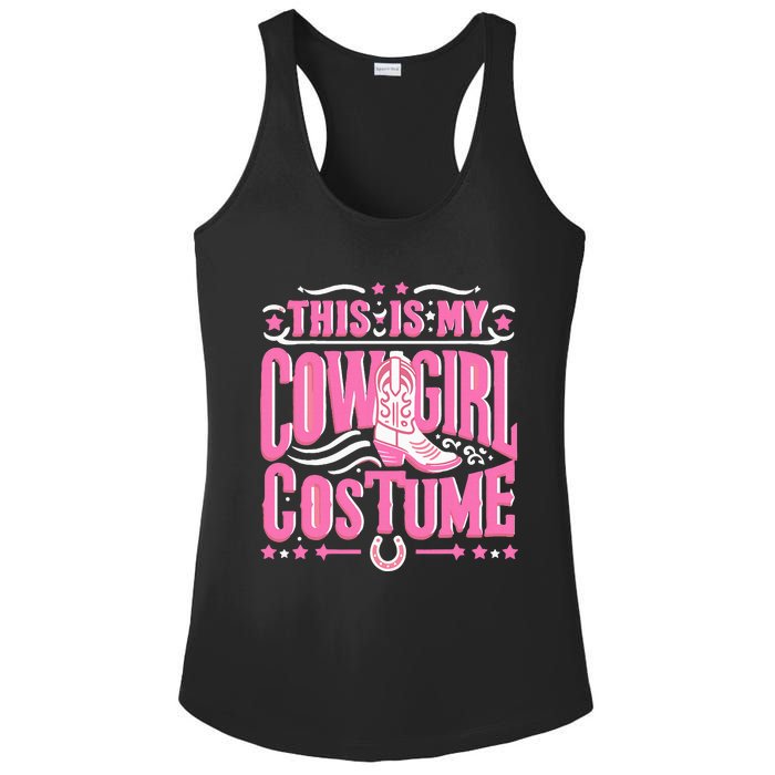 Western Cowgirl Outfit Women Cowboy Cowgirl Ladies PosiCharge Competitor Racerback Tank