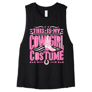 Western Cowgirl Outfit Women Cowboy Cowgirl Women's Racerback Cropped Tank