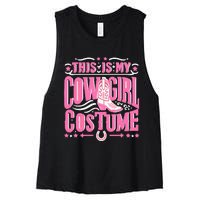 Western Cowgirl Outfit Women Cowboy Cowgirl Women's Racerback Cropped Tank