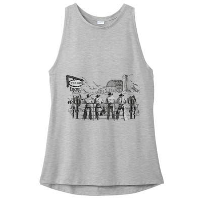 Western Cowboys Oversized Ladies PosiCharge Tri-Blend Wicking Tank