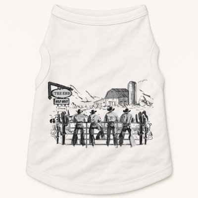 Western Cowboys Oversized Doggie Tank