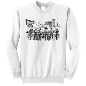 Western Cowboys Oversized Sweatshirt