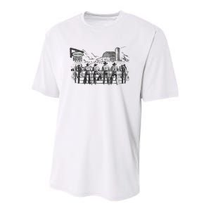 Western Cowboys Oversized Youth Performance Sprint T-Shirt