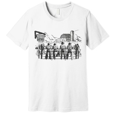 Western Cowboys Oversized Premium T-Shirt