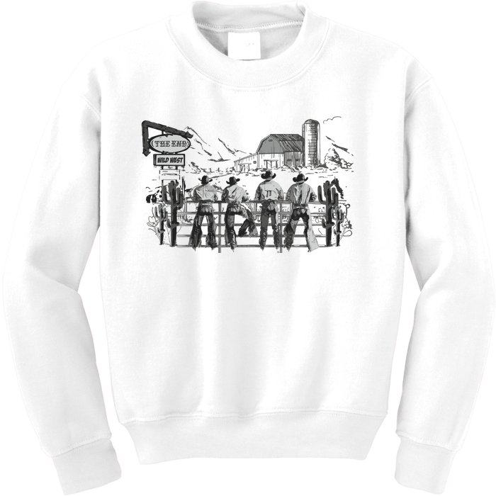 Western Cowboys Oversized Kids Sweatshirt