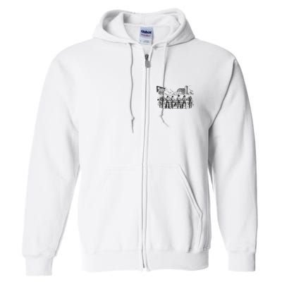 Western Cowboys Oversized Full Zip Hoodie