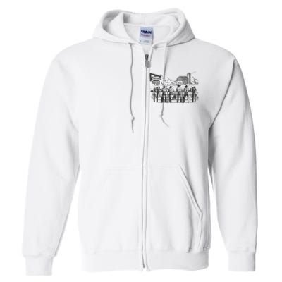 Western Cowboys Oversized Full Zip Hoodie