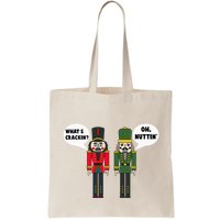 WhatS Crackin Oh Nuttin Funny Christmas Nutcracker Pun Bag