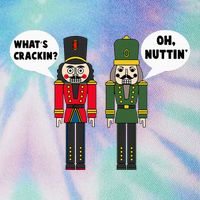 WhatS Crackin Oh Nuttin Funny Christmas Nutcracker Pun Legacy Tie Dye Trucker Hat