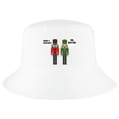 WhatS Crackin Oh Nuttin Funny Christmas Nutcracker Pun Cool Comfort Performance Bucket Hat