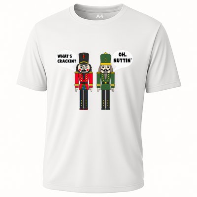 WhatS Crackin Oh Nuttin Funny Christmas Nutcracker Pun Performance Shirt