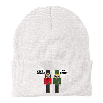 WhatS Crackin Oh Nuttin Funny Christmas Nutcracker Pun Beanie