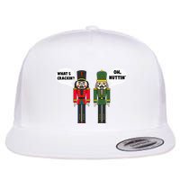 WhatS Crackin Oh Nuttin Funny Christmas Nutcracker Pun Flatbill Hat