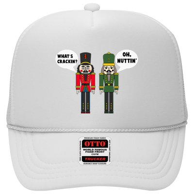 WhatS Crackin Oh Nuttin Funny Christmas Nutcracker Pun Trucker Hat