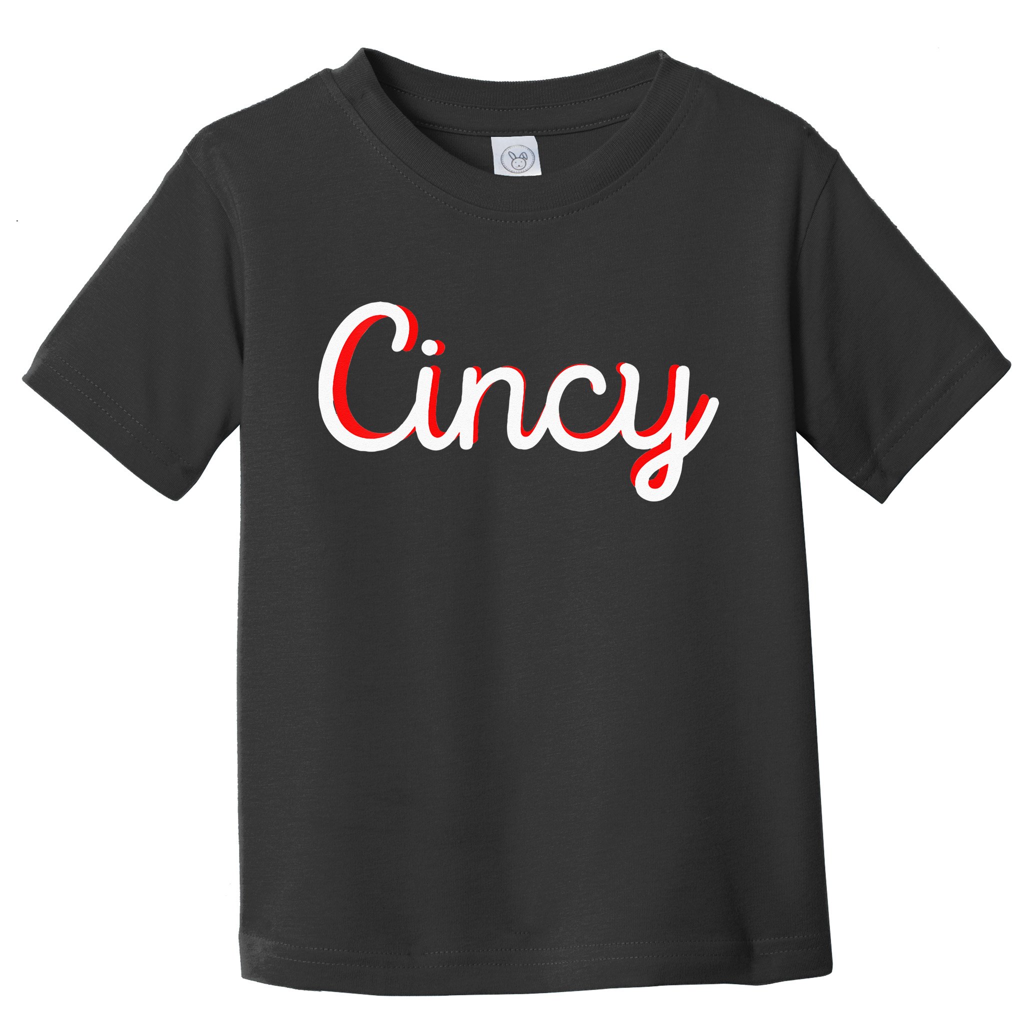 Womens Cincinnati Ohio Classic Red Script Cincy City Vacation Gift Toddler T-Shirt