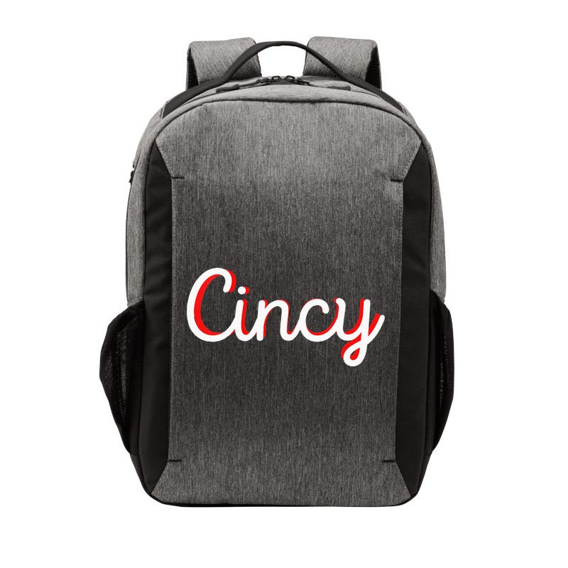 Womens Cincinnati Ohio Classic Red Script Cincy City Vacation Gift Vector Backpack