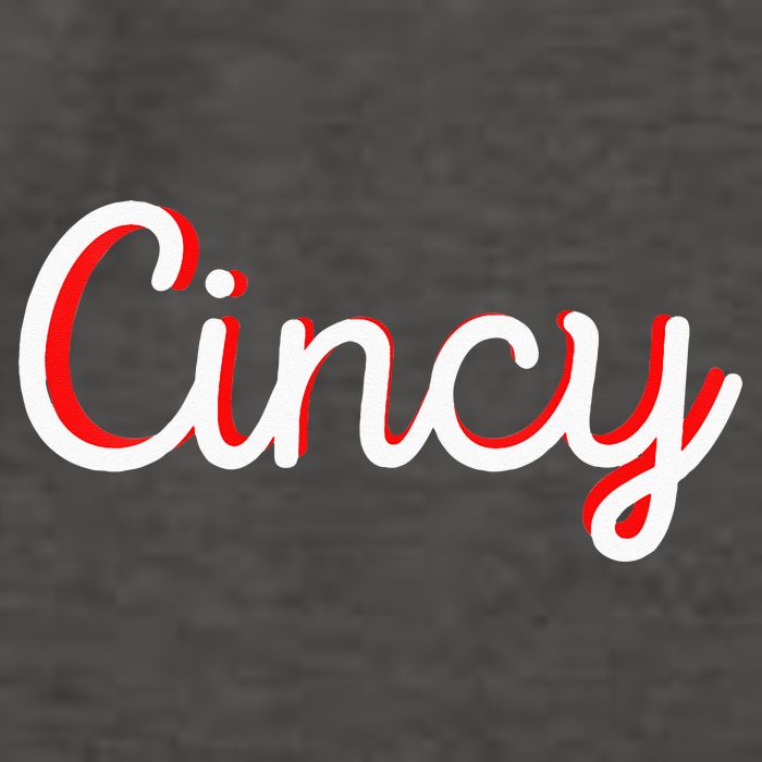 Womens Cincinnati Ohio Classic Red Script Cincy City Vacation Gift Vector Backpack