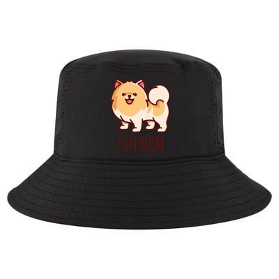 Womens Cute Pomeranian Pom Mom Funny Gift Cool Comfort Performance Bucket Hat