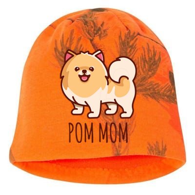 Womens Cute Pomeranian Pom Mom Funny Gift Kati - Camo Knit Beanie