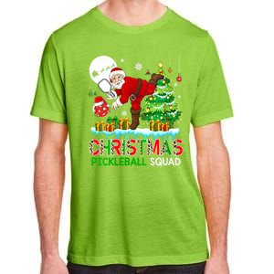 Women Christmas Pickleball Squad Santa Playing Pickleball Player Gift Adult ChromaSoft Performance T-Shirt