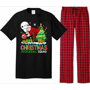 Women Christmas Pickleball Squad Santa Playing Pickleball Player Gift Pajama Set