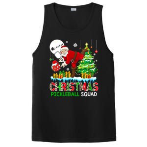 Women Christmas Pickleball Squad Santa Playing Pickleball Player Gift PosiCharge Competitor Tank