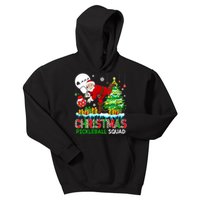 Women Christmas Pickleball Squad Santa Playing Pickleball Player Gift Kids Hoodie