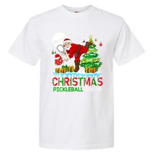 Women Christmas Pickleball Squad Santa Playing Pickleball Player Gift Garment-Dyed Heavyweight T-Shirt