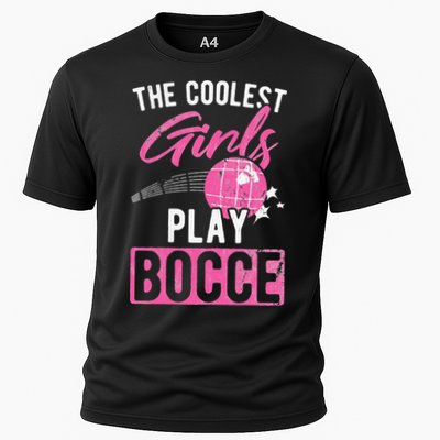 Womens Coolest Play Bocce Ball Performance Shirt